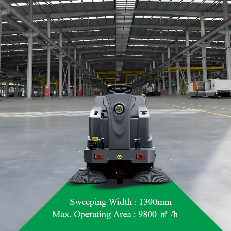 SQS11 Open-air ride-on floor sweeper